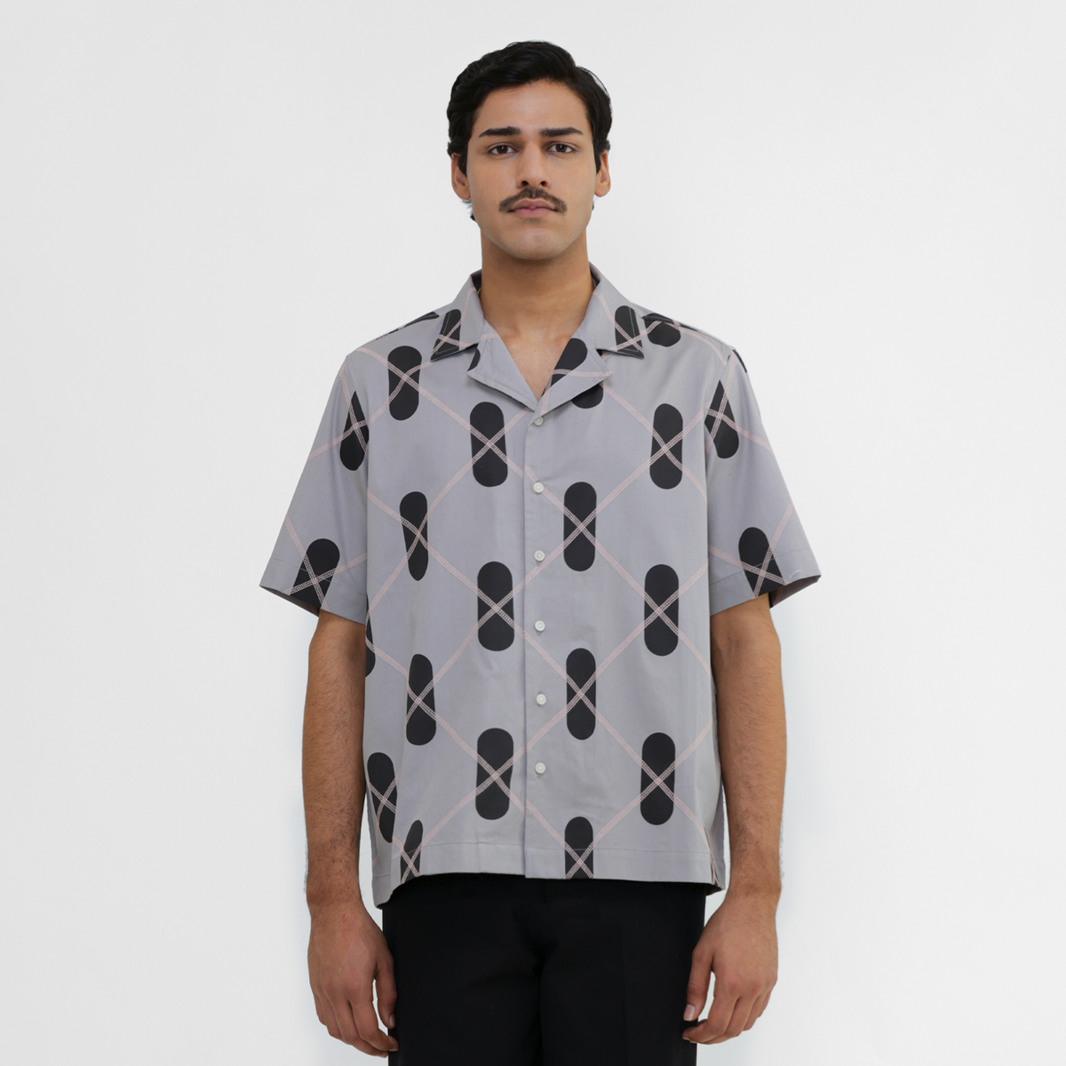 DNA Argyle Shirt - Grey