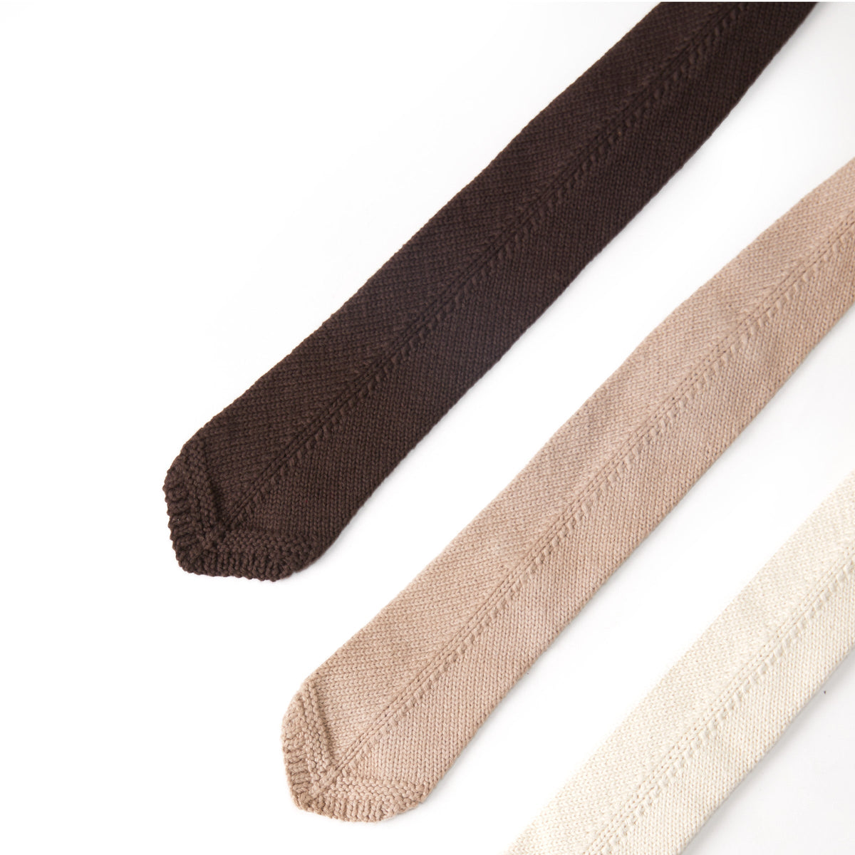 Handknit Ties- Set of 3
