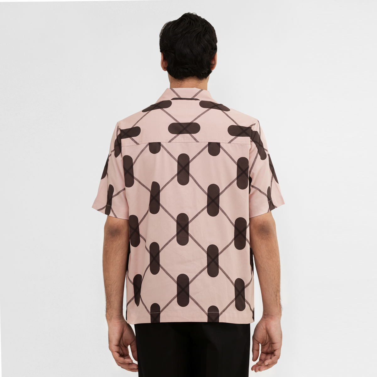 DNA Argyle Shirt- Salmon