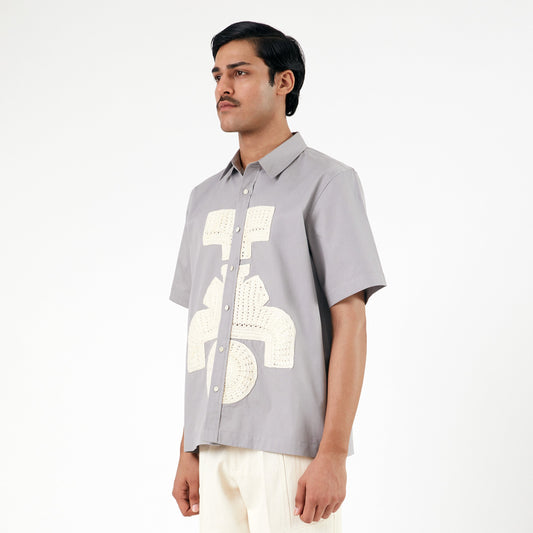 Hydrant Symbolic Applique Shirt-GR