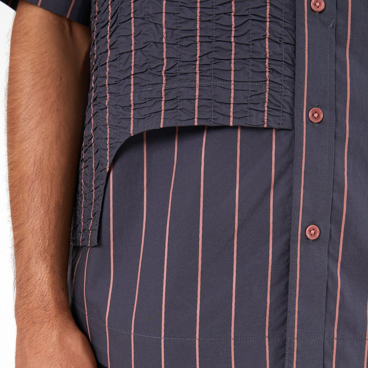 Collagen Striped Shirt