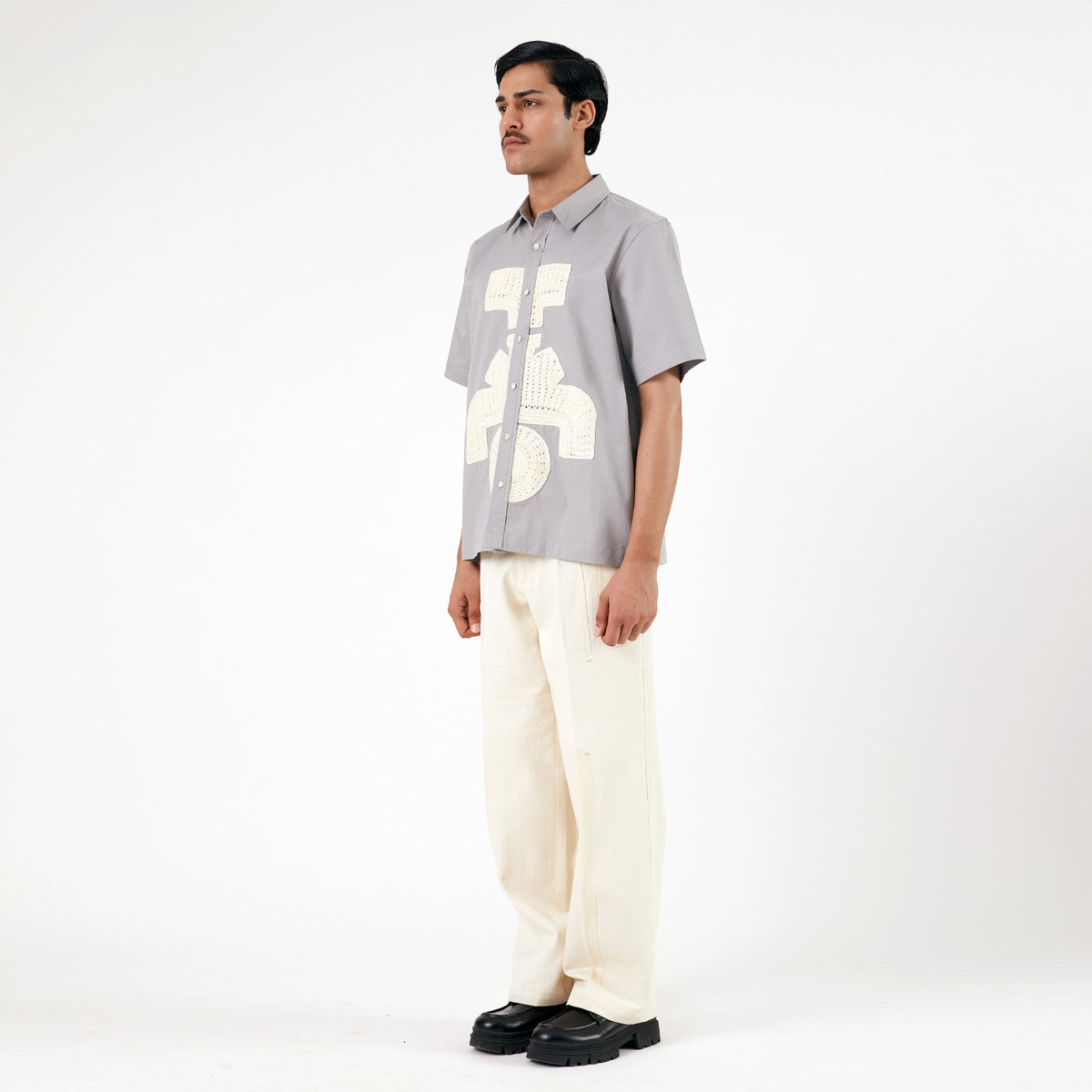 Hydrant Symbolic Applique Shirt-GR