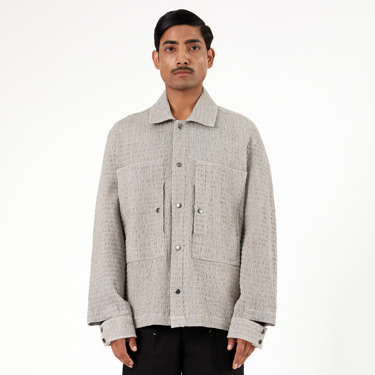 Collagen Overshirt 101- Gray