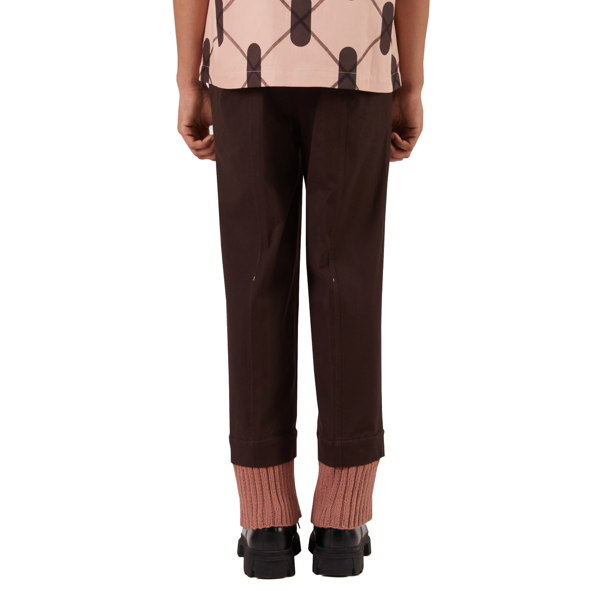 Regiment Knit Layered Pants - DB