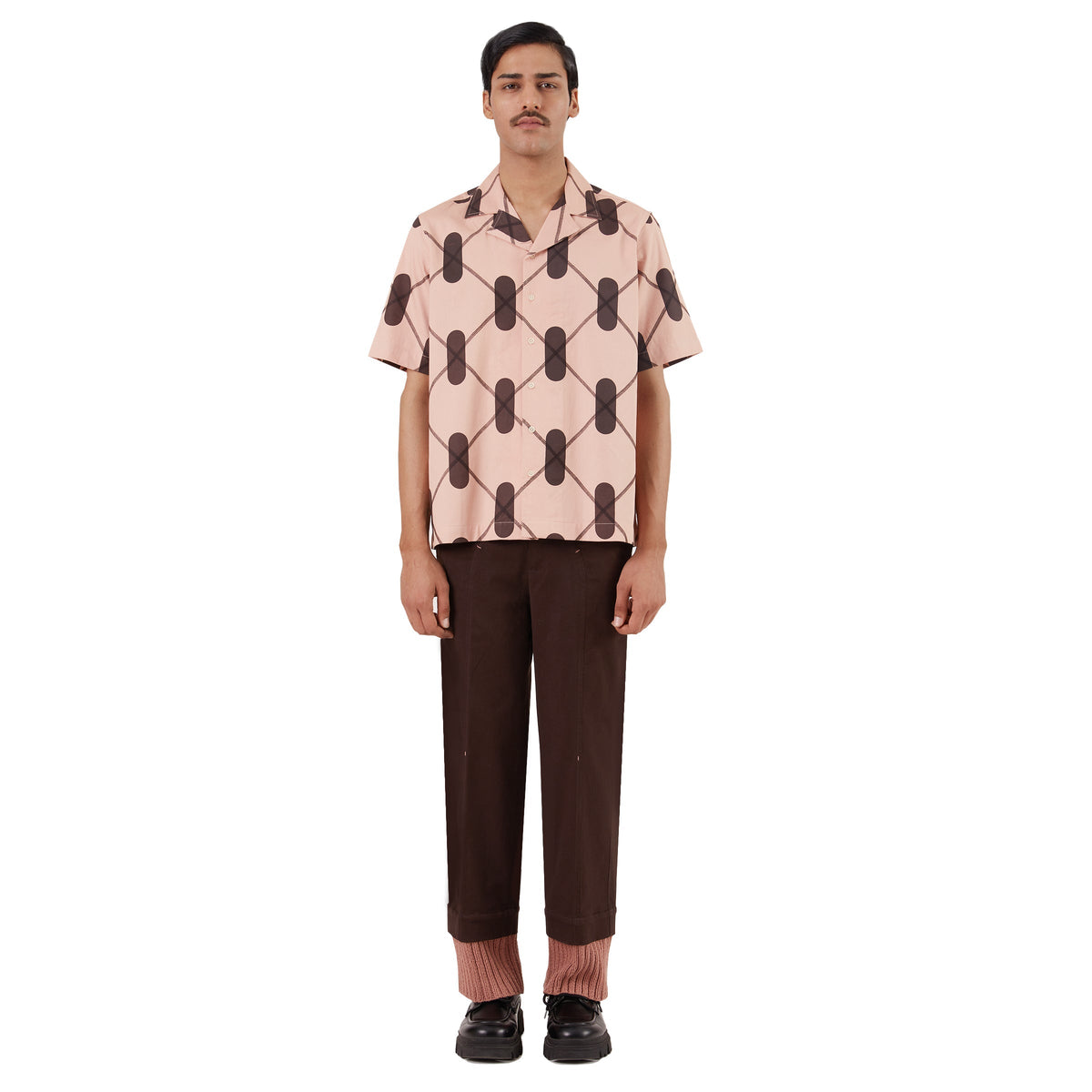 Regiment Knit Layered Pants - DB