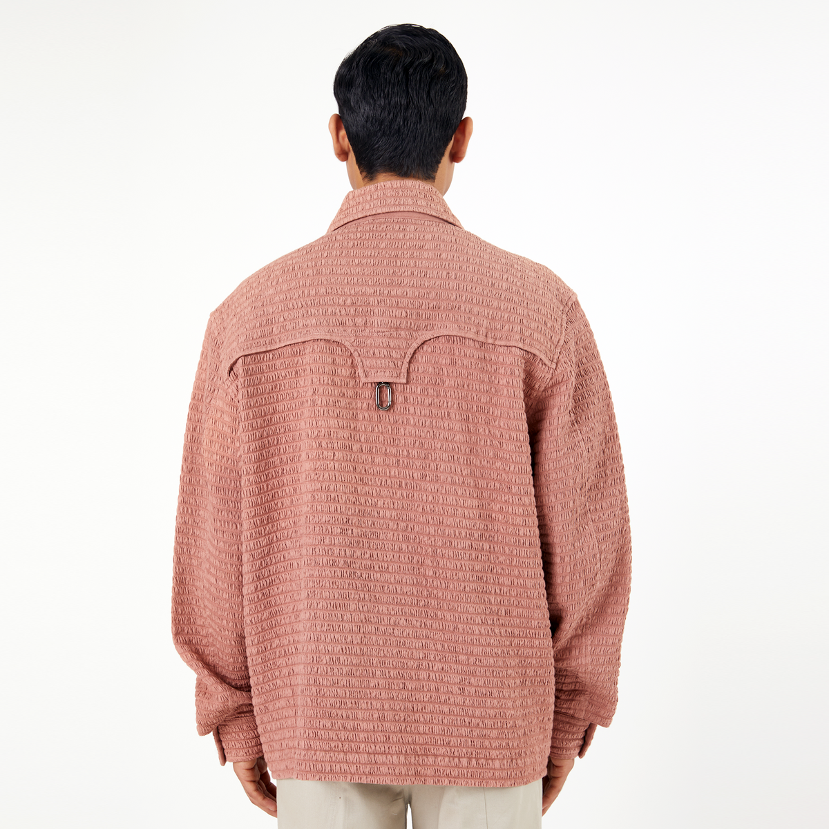 Collagen Overshirt 101- Salmon