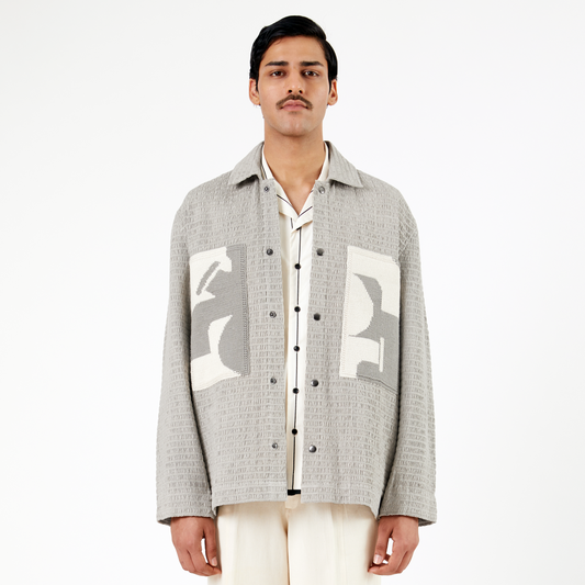 Collagen Overshirt 102- Gray