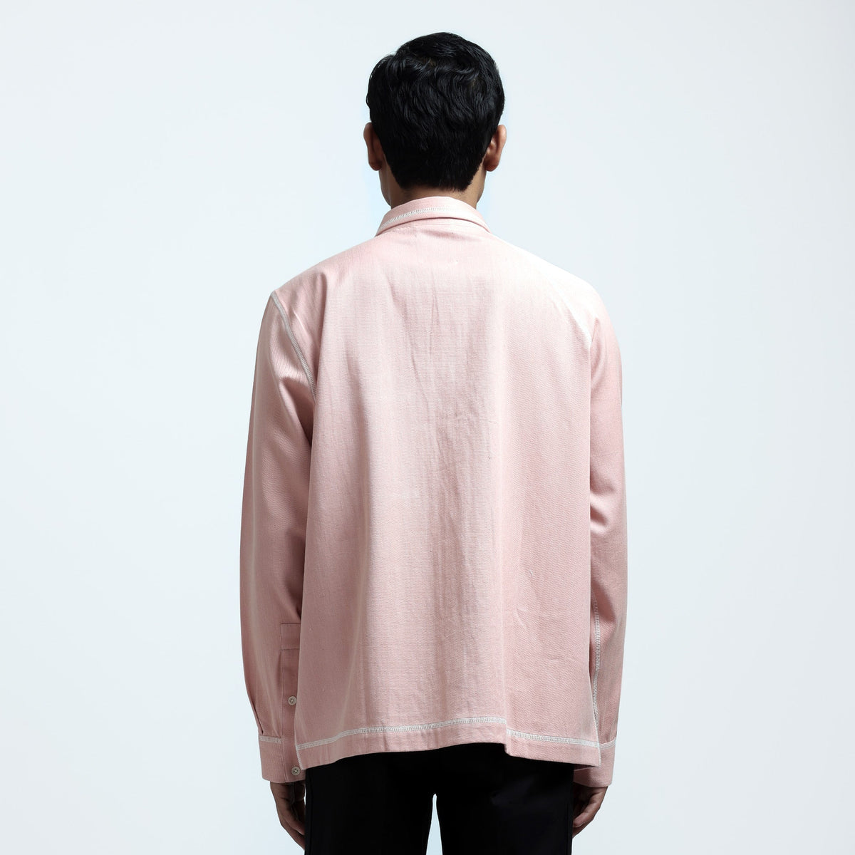 Canopy Denim Shirt- Salmon