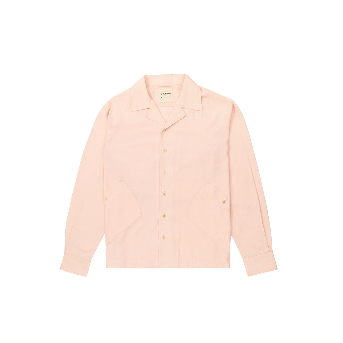 Regiment Raglan Sleeve Shirt- Salmon